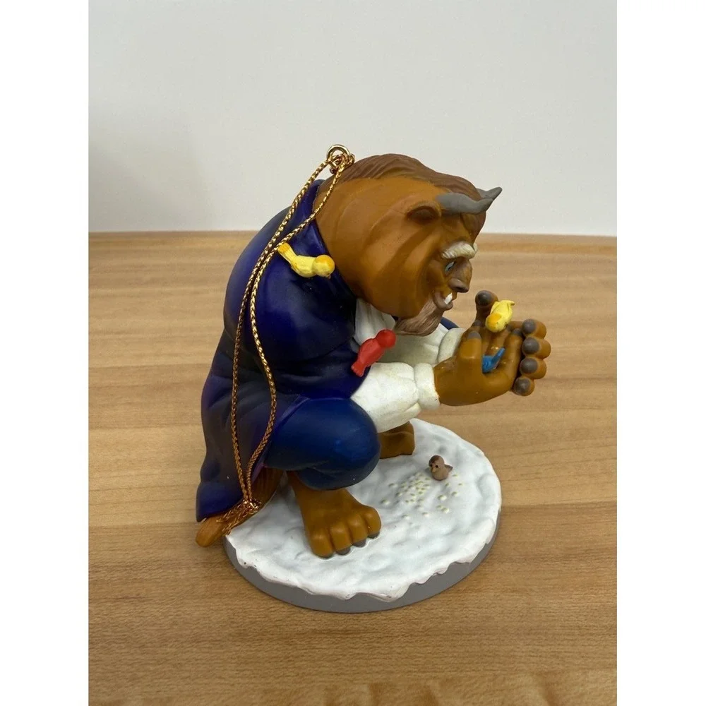 (2) Disney's Christmas Magic Ornaments Made by Grolier Beauty‎ (Belle) & Beast